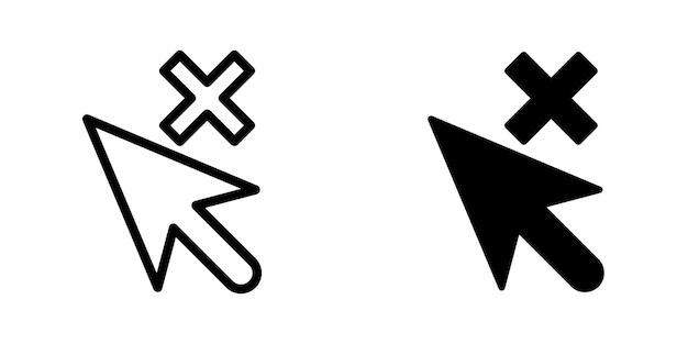 Vektor symbol für den cursor