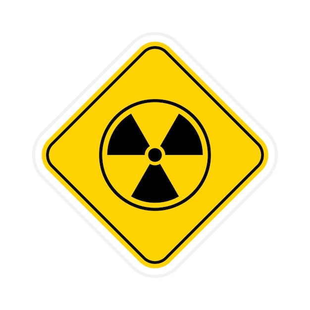 Symbol für die Gefahr von Vektorstrahlung