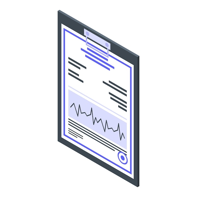 Symbol für die Masern-Patientenkarte Isometrisches Vektorsymbol für die Masern-Patientenkarte für Webdesign, isoliert auf weißem Hintergrund