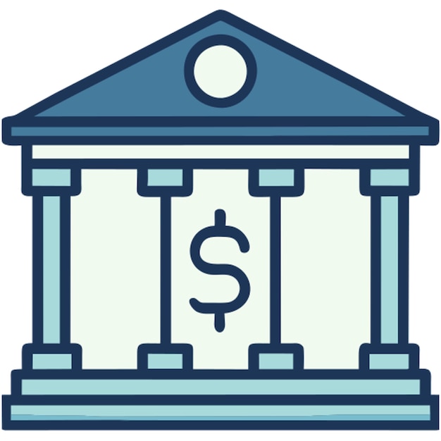 Symbol für eine Geldbank