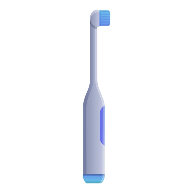 Symbol für elektrische zahnbürste für pflege cartoon des vektorsymbols für elektrische zahnbürste für pflege für webdesign isoliert auf weißem hintergrund