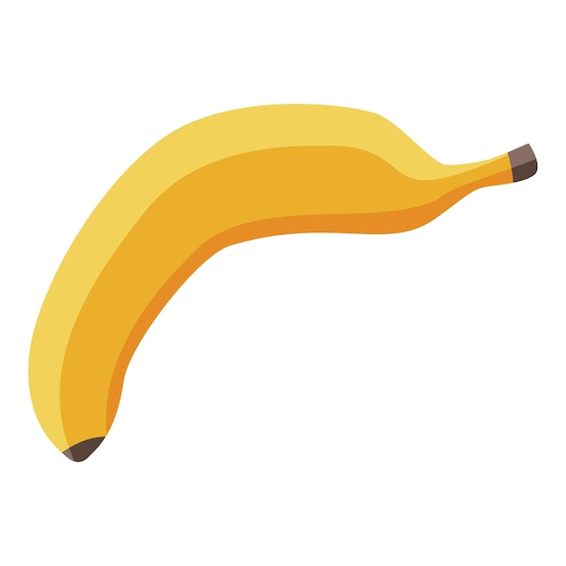 Symbol für frische bananen isometrische darstellung des vektorsymbols für frische bananen für webdesign isoliert auf weißem hintergrund