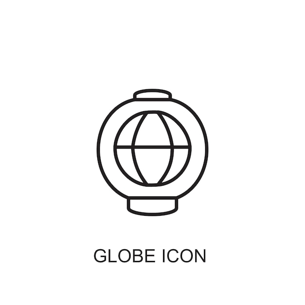 Symbol für globus-vektor