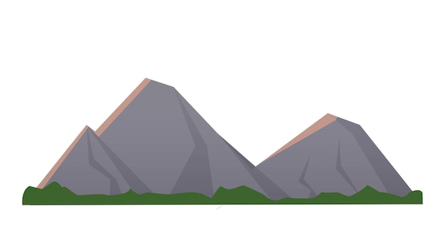 Symbol für graue Berge
