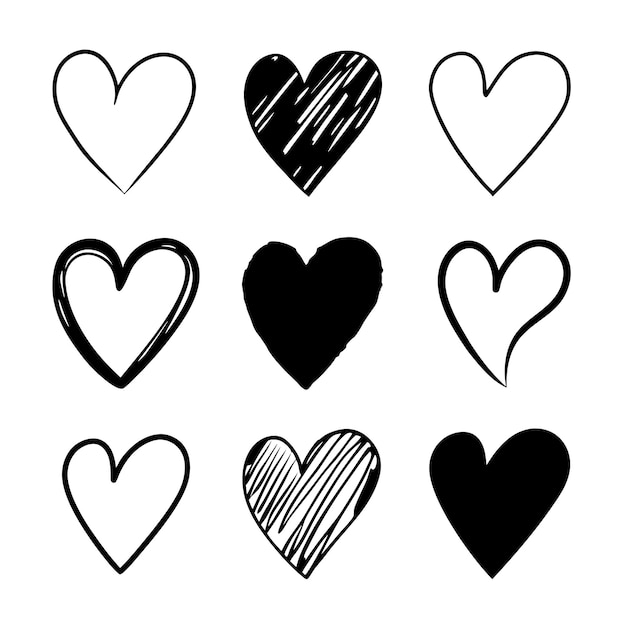 Symbol für Liebe und Valentinstag in Form eines roten Herzens