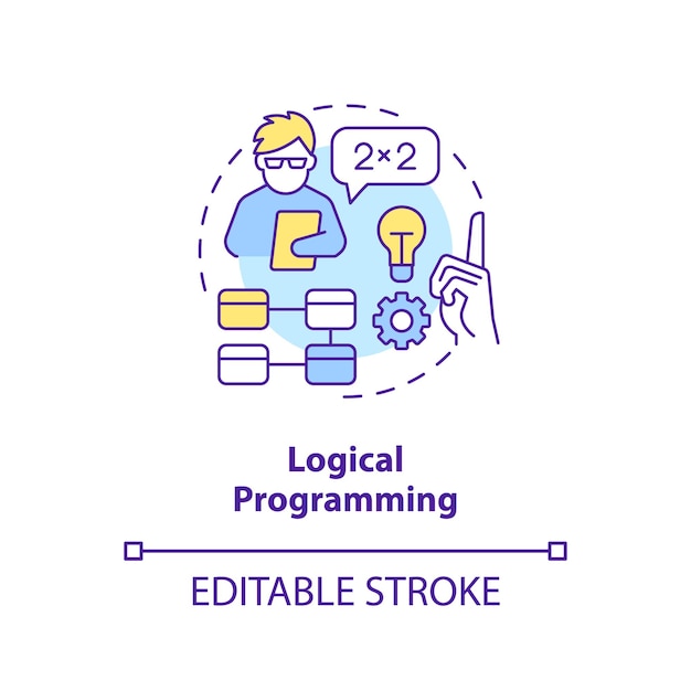 Symbol für logisches programmierkonzept