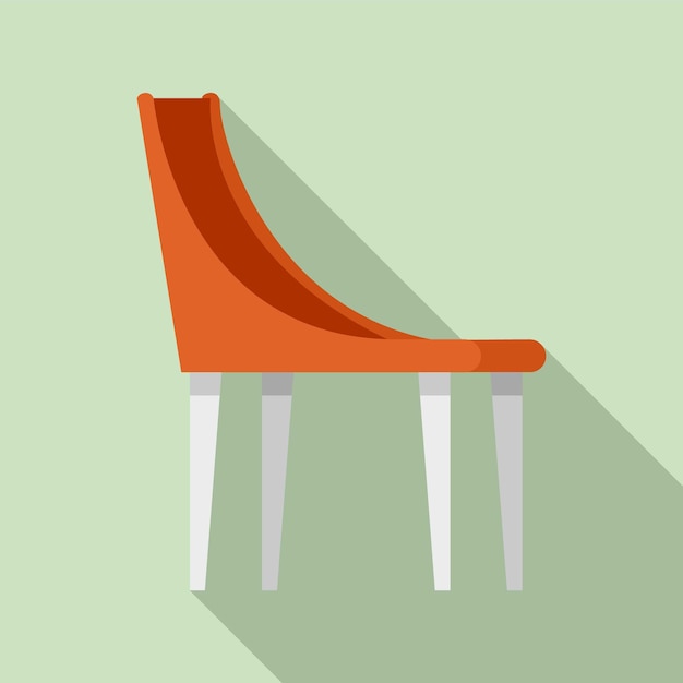 Symbol für modernen stuhl in der küche flache illustration des vektorsymbols für modernen stuhl in der küche für webdesign