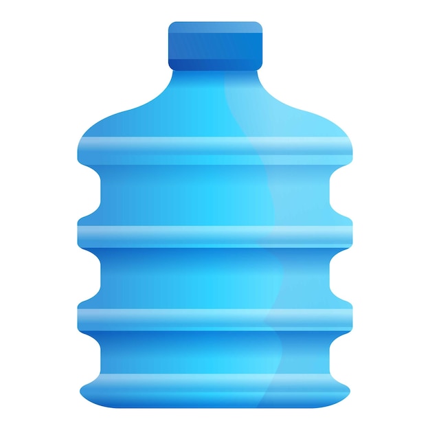 Symbol für natürliche Aquaflaschen Cartoon eines Vektorsymbols für natürliche Aquaflaschen für Webdesign, isoliert auf weißem Hintergrund
