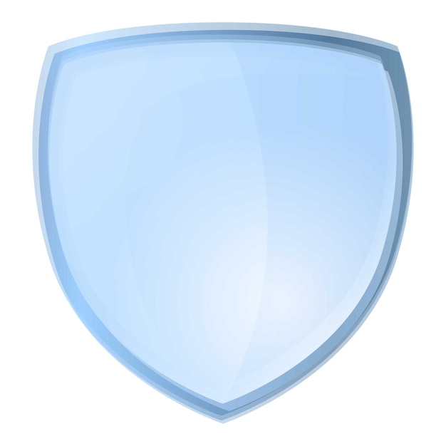 Vektor symbol für starkes schutzglas cartoon eines vektorsymbols für starkes schutzglas für webdesign isoliert auf weißem hintergrund