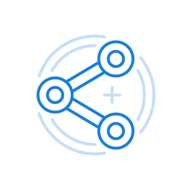 Symbol für statistikkurvenvektorlinie kreativdiagramm für analytische informationen