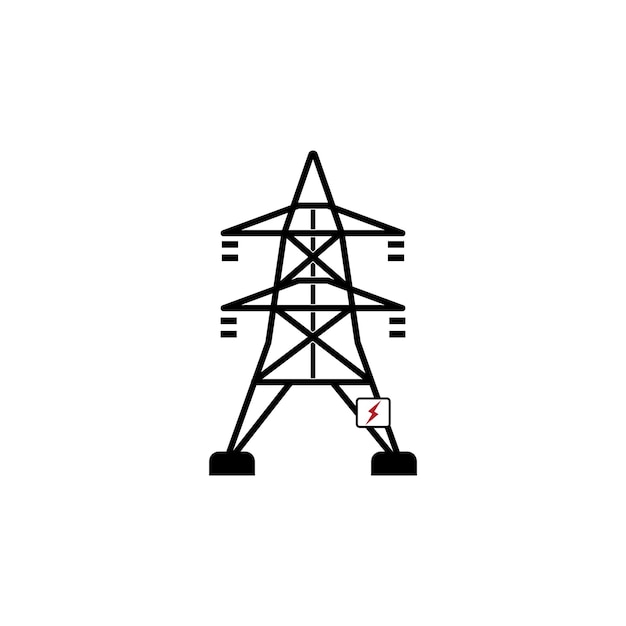 Vektor symbol für strommast