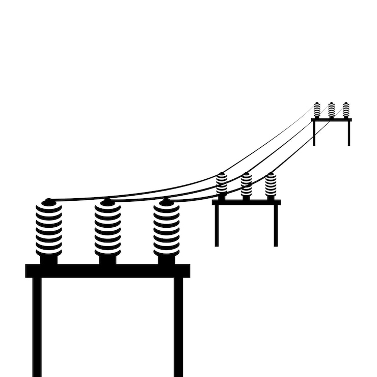 Vektor symbol für strommast