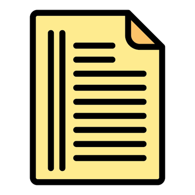 Symbol für taktische Dokumente. Umriss des Vektorsymbols für taktische Dokumente für Webdesign, isoliert auf weißem, flachem Hintergrund