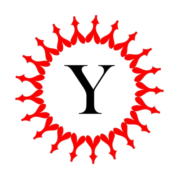 Vektor symbol-illustration eines kreises, schriftart, vektor-symbol, einfaches logo-design