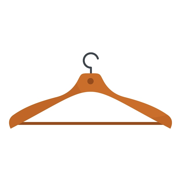 Symbol „Kleiderbügel tragen“ Flache Illustration des Vektorsymbols „Kleiderbügel tragen“ für das Web