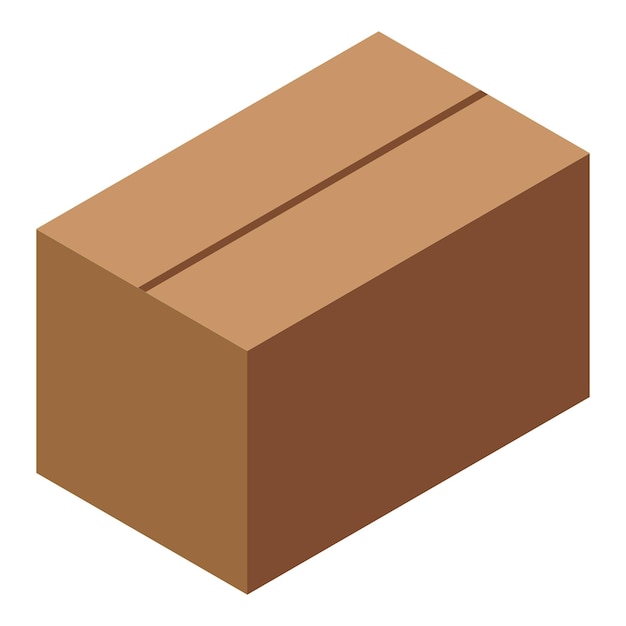 Symbol „paket importieren“ isometrische darstellung des vektorsymbols „paket importieren“ für webdesign isoliert auf weißem hintergrund