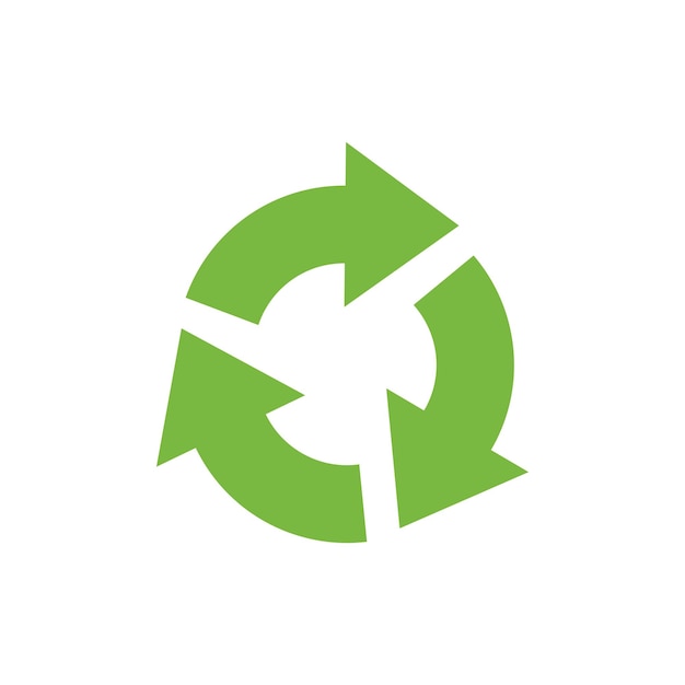 Vektor symbol „recycling“ symbolvektor „recycling“ im trendigen flachen stil symbolbild „recycling“ symboldarstellung „recycling“.