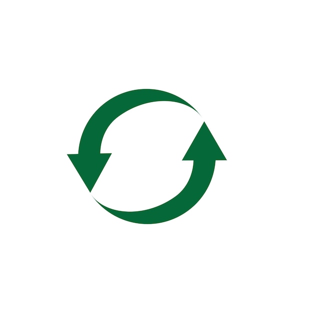 Symbol „Recycling“ Symbolvektor „Recycling“ im trendigen flachen Stil Symbolbild „Recycling“ Symboldarstellung „Recycling“.