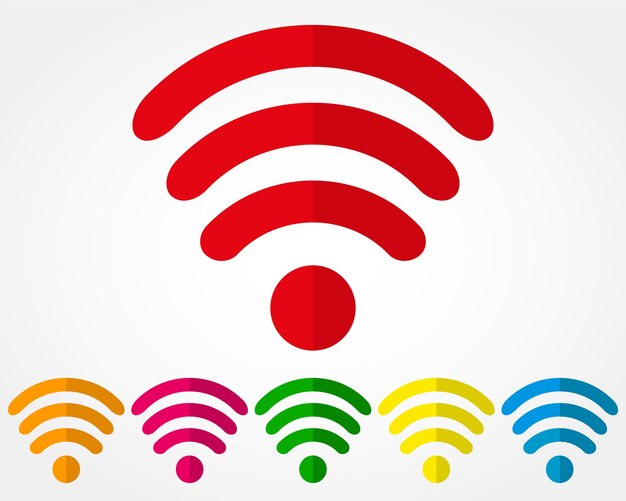 Vektor symbole wi-fi