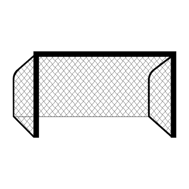 Symbolvektor für fußballtore