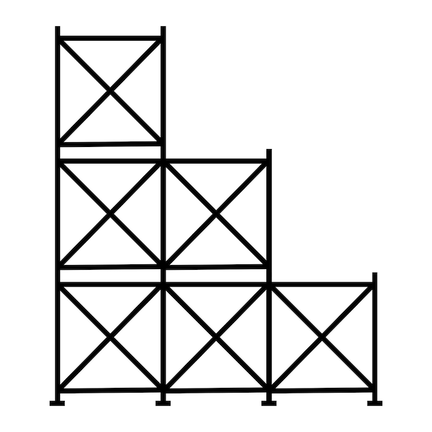 Symbolvektor für gerüste