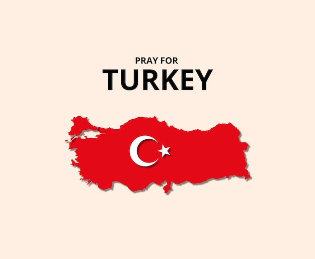 Vektor syrien-flagge, türkei-flagge, betet für die türkei, erdbeben in syrien, erdbeben in der türkei