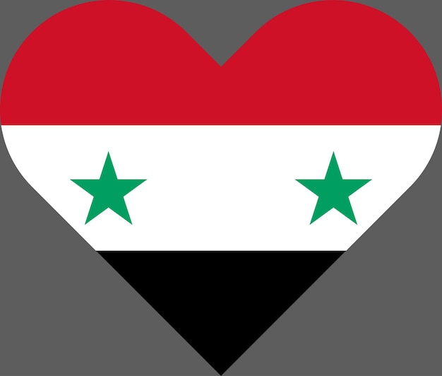 Syrien-Flaggenvektor 19