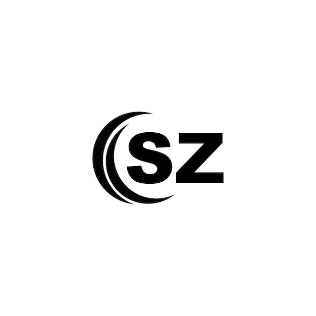 Vektor sz-letter-logo-design sz-geschäfts- und immobilienmonogramm-logos-vektorvorlage