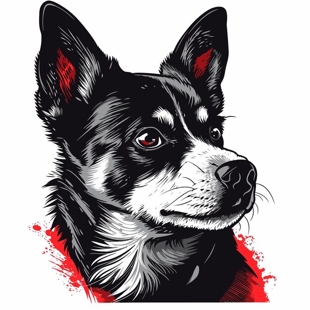 Vektor t_shirt_design_dog_lover_vector_illustration