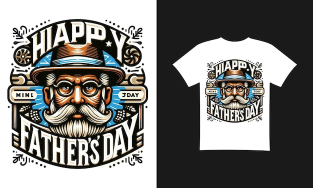 T-Shirt-Design für den Vatertag