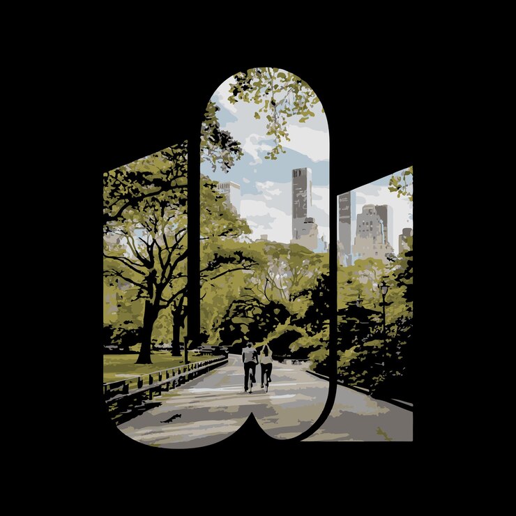 Vektor t-shirt-design von new york city