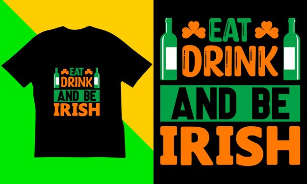 T-shirt-design zum st. patrick's day.