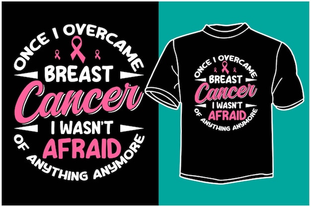 T-Shirt-Design zur Aufklärung über Brustkrebs
