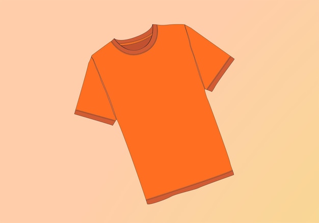 T-Shirt-Kleid technische Modeillustration mit Rundhalsausschnitt, langen Ärmeln, Mini-Länge, übergroß