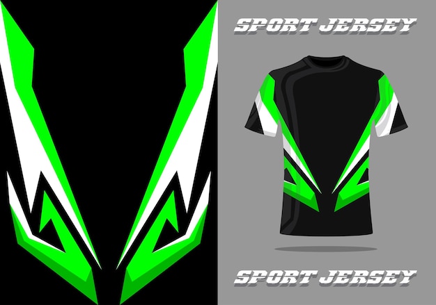 T-shirt-mockup-sportdesign für renntrikot-fußballspiele