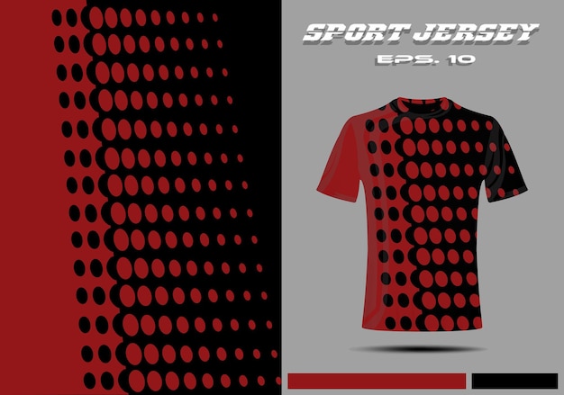 T-shirt-mockup-vorlage jersey-rennsport-gaming-design