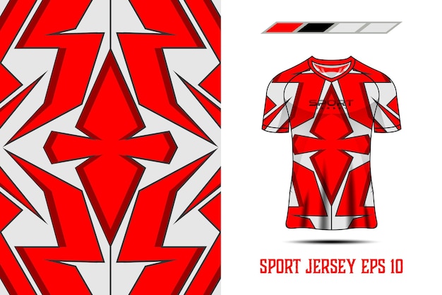 T-shirt-sport-design für renntrikot-radsport-fußball-gaming-premium-vektor