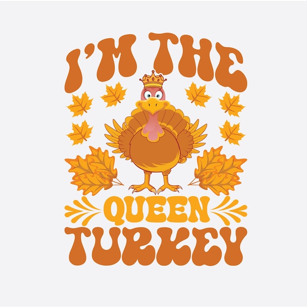 Vektor t-shirt-typografie-vektor-design für thanksgiving