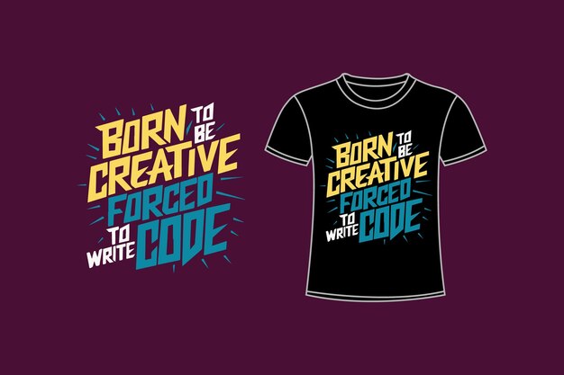 T-Shirt-Vektor mit Vorlage-Design-Post