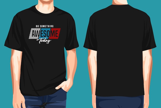 T-Shirt vorne und hinten super