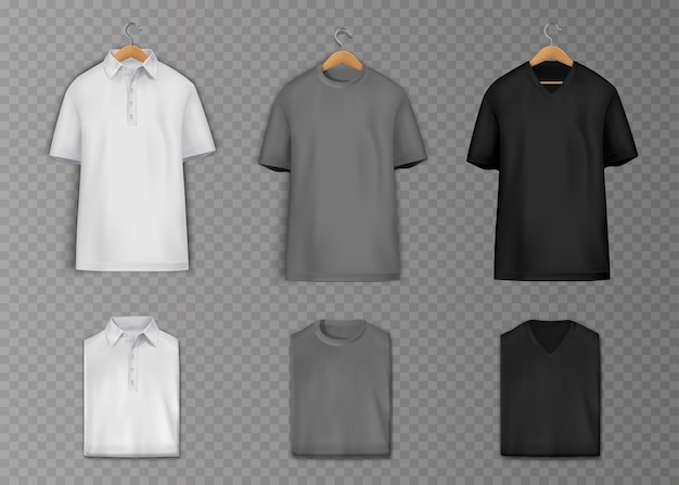 T-Shirts im realistischen Stil