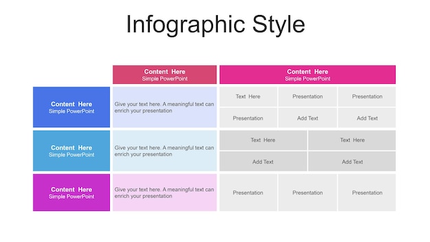 Tabellen-Infografiken