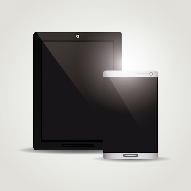 Tablet und Smartphone-Symbol