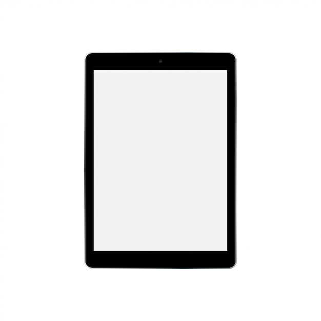 Tablette mit leerem Bildschirm
