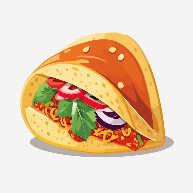 Vektor taco-illustrationsvektor