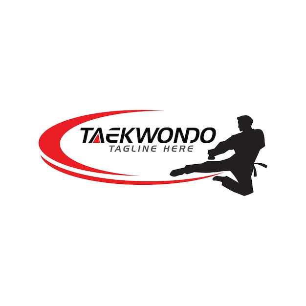 Vektor taekwondo-vektor-icon-design