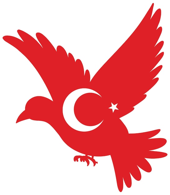 Vektor tag der republik der türkei symbol