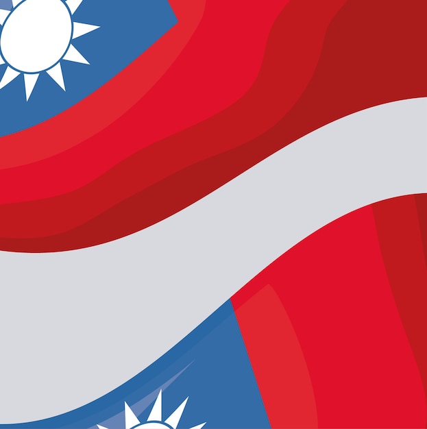 Taiwan-flagge