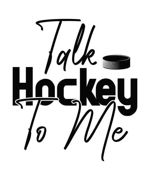 Vektor talk_hockey_to_me