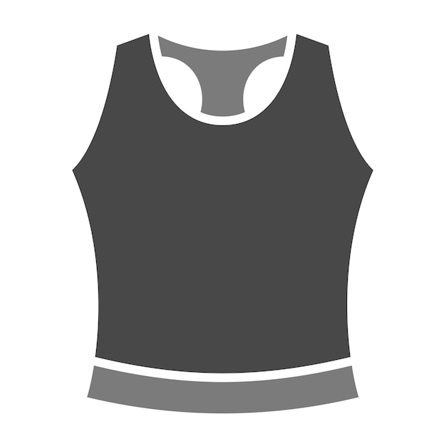 Vektor tank-top-symbol